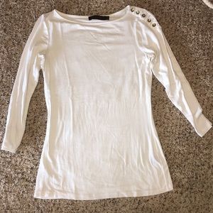 The Limited white top XS